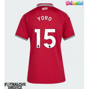 Manchester United Leny Yoro #15 Dámské Domácí Dres 2026-27 Krátký Rukáv Manchester United Leny Yoro #15 Dámské Domácí Dres 2026-27 Krátký Rukáv